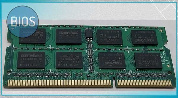 BIOS-Memoria RAM DDR3 notebook 4GB